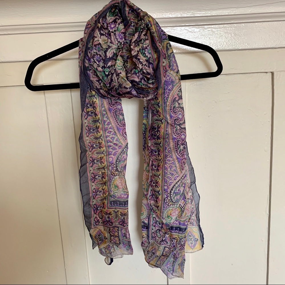 Silk Scarf from India NWOT